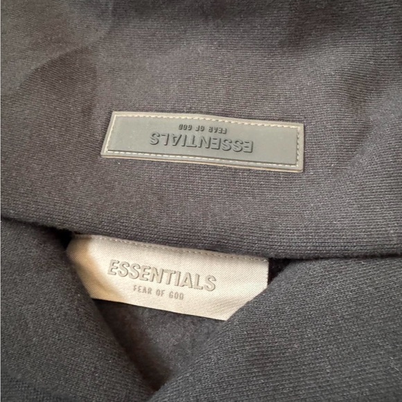 Fear Of God Essentials Stretch Limo Black 2 Piece Set FW22 - Picture 5 of 7